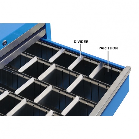 4 Partitions & 12 Dividers Set