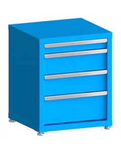  100# Capacity Drawer Cabinet, 3", 6", 6", 8" Drawers,  27" H x 22" W x 21" D