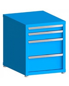 200# Capacity Drawer Cabinet, 3",4",8",8" drawers, 27" H x 22" W x 28" D