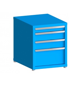 200# Capacity Drawer Cabinet, 3",5",5",10" drawers, 27" H x 22" W x 28" D