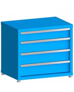 100# Capacity Drawer Cabinet, 5",6",6",6" Drawers, 27" H x 30" W x 21" D