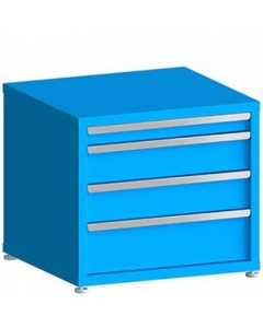 200# Capacity Drawer Cabinet, 3",6",6",8" drawers, 27" H x 30" W x 28" D