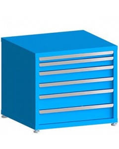 100# Capacity Drawer Cabinet, 2",3",4",4",5",5" drawers, 27" H x 30" W x 28" D