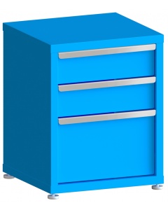 200# Capacity Drawer Cabinet, 6",6",12" drawers, 28" H x 22" W x 21" D