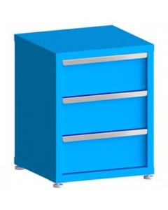 100# Capacity Drawer Cabinet,  8",8",8" drawers, 28" H x 22" W x 21" D