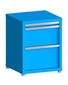 100# Capacity Drawer Cabinet, 2",10",12" drawers, 28" H x 22" W x 21" D