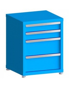 100# Capacity Drawer Cabinet, 4",4",8",8" Drawers, 28" H x 22" W x 21" D