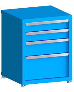 200# Capacity Drawer Cabinet, 4",4",6",10" drawers, 28" H x 22" W x 21" D