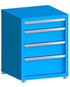 200# Capacity Drawer Cabinet, 4",6",6",8" drawers, 28" H x 22" W x 21" D