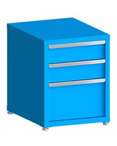 100# Capacity Drawer Cabinet,  6",6",12" drawers, 28" H x 22" W x 28" D