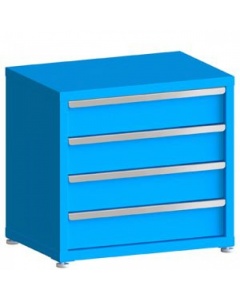 100# Capacity Drawer Cabinet, 6",6",6",6" Drawers, 28" H x 30" W x 21" D