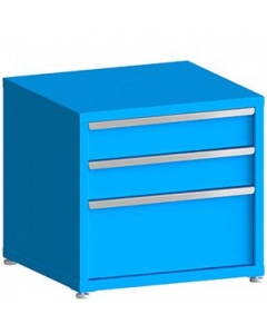 100# Capacity Drawer Cabinet, 6",6",12" drawers, 28" H x 30" W x 28" D