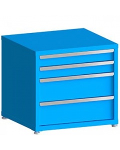 100# Capacity Drawer Cabinet, 4",4",8",8" Drawers, 28" H x 30" W x 28" D