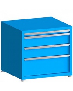 100# Capacity Drawer Cabinet, 2",6",6",10" Drawers, 28" H x 30" W x 28" D