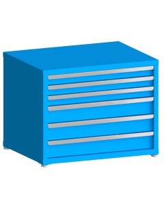 200# Capacity Drawer Cabinet, 3",3",3",5",5",5" drawers, 28" H x 36" W x 21" D