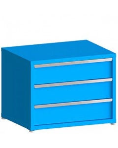 100# Capacity Drawer Cabinet, 8",8",8" drawers, 28" H x 36" W x 28" D