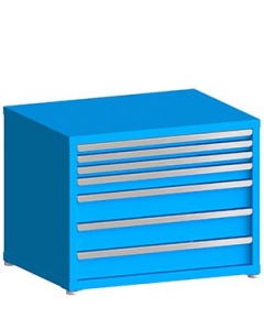 100# Capacity Drawer Cabinet, 2",2",2",3",5",5",5" drawers, 28" H x 36" W x 28" D