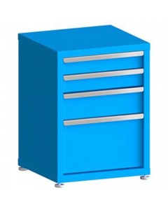 200# Capacity Drawer Cabinet, 4",4",6",12" drawers, 30" H x 22" W x 21" D
