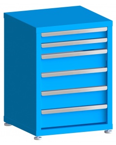 200# Capacity Drawer Cabinet, 3",3",5",5",5",5" drawers, 30" H x 22" W x 21" D
