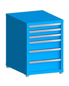 100# Capacity Drawer Cabinet, 3",3",3",5",6",6" drawers, 30" H x 22" W x 28" D