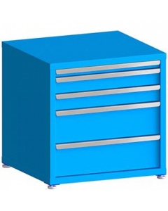 100# Capacity Drawer Cabinet, 2",4",4",8",8" drawers, 30" H x 30" W x 28" D