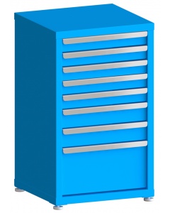 200# Capacity Drawer Cabinet, 3",3",3",3",3",4",4",10" drawers, 37" H x 22" W x 21" D