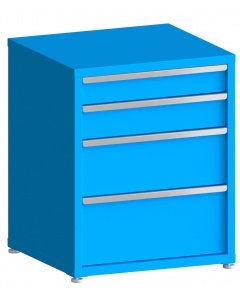 100# Capacity Drawer Cabinet, 5",6",10",12" drawers, 37" H x 30" W x 28" D