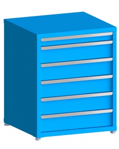 100# Capacity Drawer Cabinet, 3",6",6",6",6",6" drawers, 37" H x 30" W x 28" D