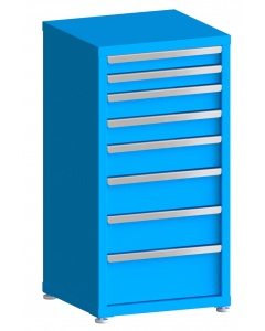 100# Capacity Drawer Cabinet, 3",3",4",4",5",6",6",8" drawers, 43" H x 22" W x 21" D