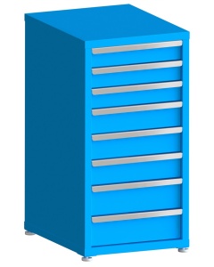 200# Capacity Drawer Cabinet, 4",4",5",8",8",10" drawers, 43" H x 22" W x 28" D