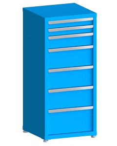 200# Capacity Drawer Cabinet, 3",3",5",8",8",8",10" drawers, 49" H x 22" W x 21" D