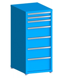 200# Capacity Drawer Cabinet, 3",3",5",8",8",8",10" drawers, 49" H x 22" W x 28" D