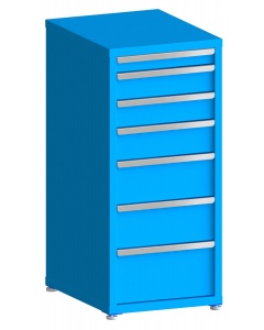 100# Capacity Drawer Cabinet, 3",5",5",6",8",8",10" drawers, 49" H x 22" W x 28" D