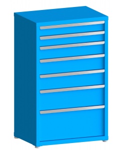 100# Capacity Drawer Cabinet, 4",4",5",6",6",8",12" drawers, 49" H x 30" W x 21" D