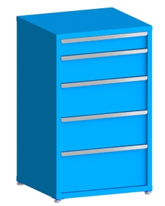 200# Capacity Drawer Cabinet, 5",8",10",10",12" drawers, 49" H x 30" W x 28" D