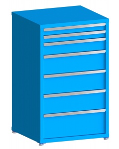 200# Capacity Drawer Cabinet, 3",3",5",8",8",8",10" drawers, 49" H x 30" W x 28" D