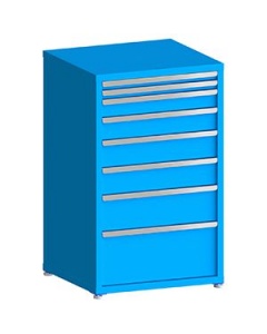 100# Capacity Drawer Cabinet, 2",2",4",5",6",6",8",12" drawers, 49" H x 30" W x 28" D