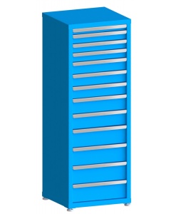 100# Capacity Drawer Cabinet, 2",3",3",3",4",4",4",5",5",6",6",6",6" drawers, 61" H x 22" W x 21" D