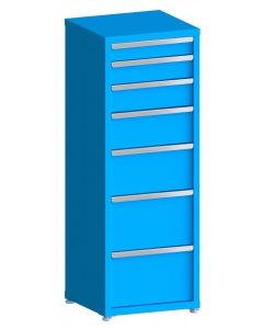 200# Capacity Drawer Cabinet, 4",5",6",8",10",12",12" drawers, 61" H x 22" W x 21" D