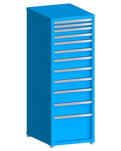 100# Capacity Drawer Cabinet, 2",2",3",3",4",4",5",5",5",6",6",12" drawers, 61" H x 22" W x 28" D