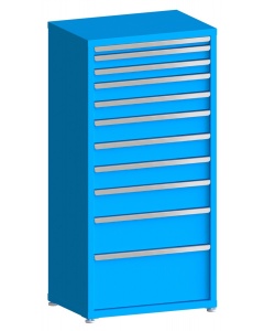 100# Capacity Drawer Cabinet, 2",3",3",4",4",5",5",5",6",8",12" drawers, 61" H x 30" W x 21" D