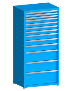 100# Capacity Drawer Cabinet, 2",2",2",3",3",3",3",4",4",5",8",8",10" drawers, 61" H x 30" W x 21" D