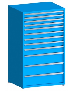 100# Capacity Drawer Cabinet, 3",3",3",3",4",4",4",4",5",8",8",8" drawers, 61" H x 36" W x 28" D