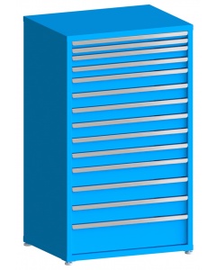 100# Capacity Drawer Cabinet, 2",2",3",3",4",4",4",4",4",4",5",5",5",8" drawers, 61" H x 36" W x 28" D