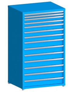 100# Capacity Drawer Cabinet, 2",2",3",3",4",4",4",5",5",5",5",5",5",5" drawers, 61" H x 36" W x 28" D
