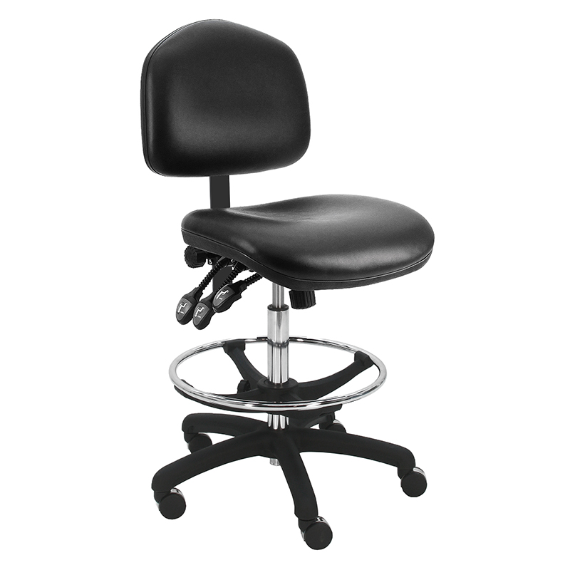 Shop Cushioned Industrial Office Chairs for Cleanrooms at BenchPro.com